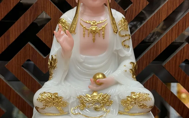 Bộ Ta Bà Tam Thánh Phật dạng đế sen non nước 