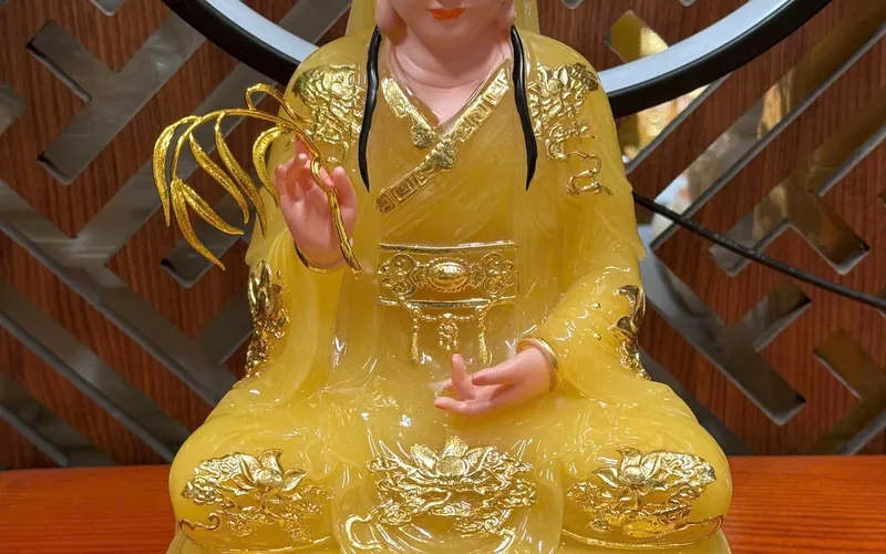 Bộ Ta Bà Tam Thánh Phật dạng đế sen non nước  