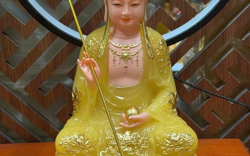 Bộ Ta Bà Tam Thánh Phật dạng đế sen non nước  