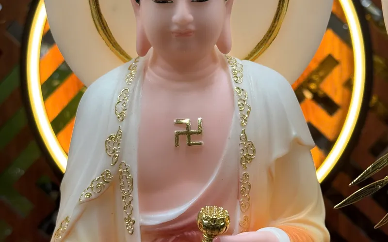 Tây Phương Tam Thánh Đứng Đài Sen