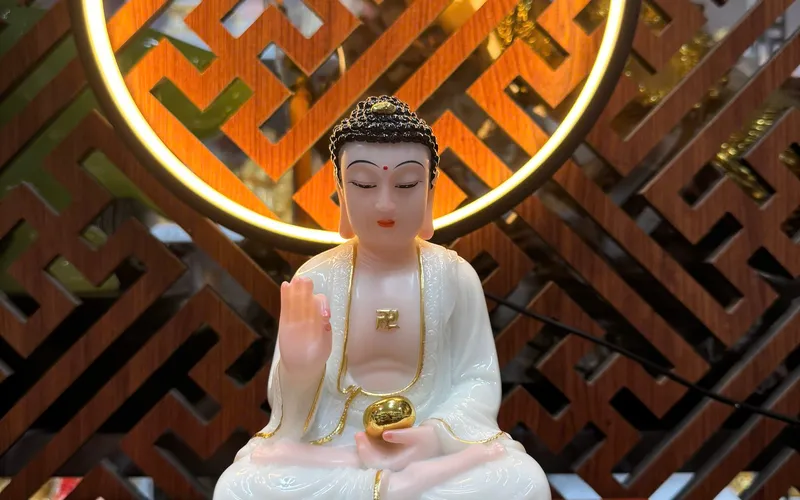 Tam Thánh Phật ngồi mẫu nhỏ