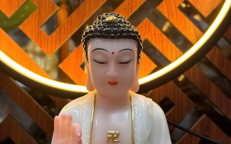 Tam Thánh Phật ngồi mẫu nhỏ