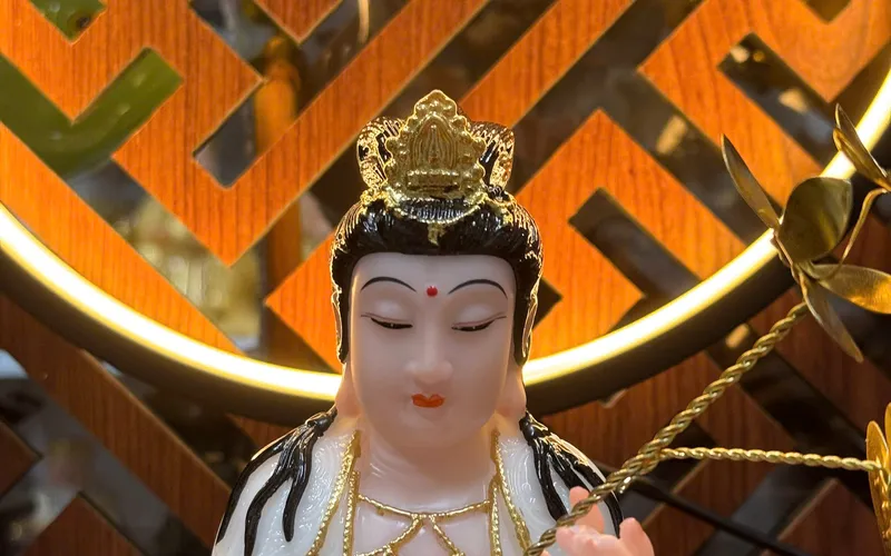 Tam Thánh Phật ngồi mẫu nhỏ