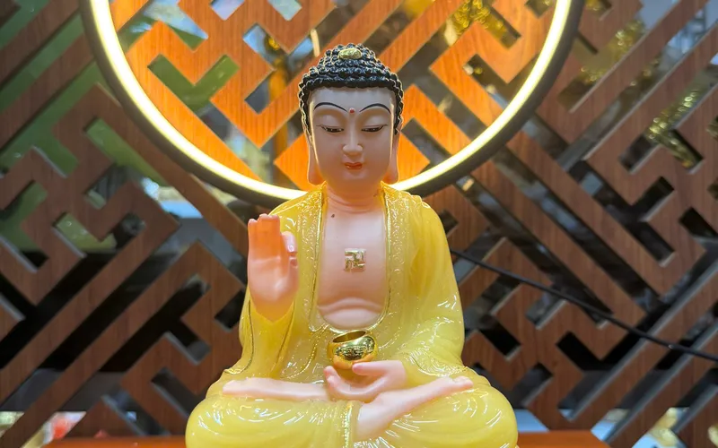 Tam Thánh Phật ngồi mẫu nhỏ 