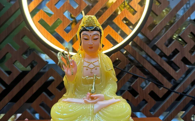 Tam Thánh Phật ngồi mẫu nhỏ 