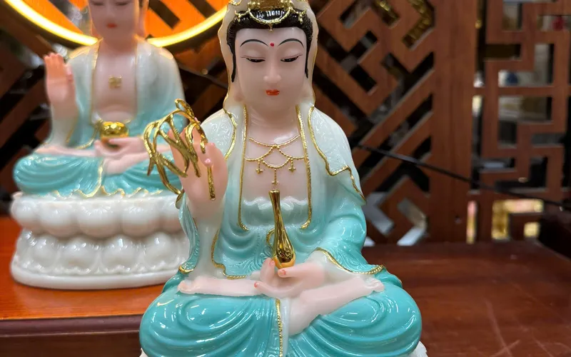 Tam Thánh Phật ngồi mẫu nhỏ