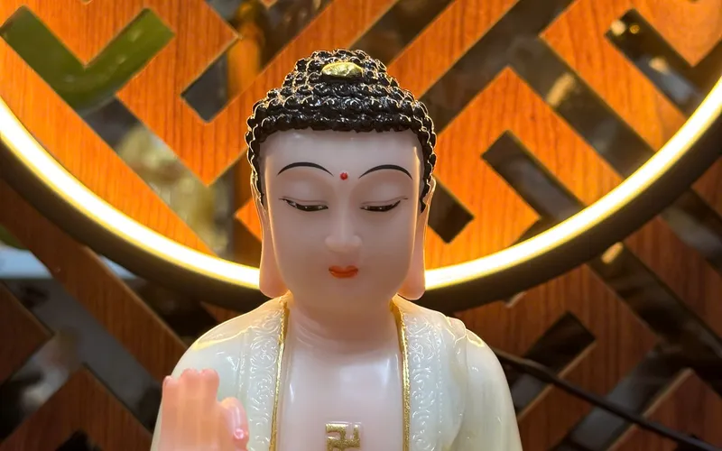 Tam Thánh Phật ngồi mẫu nhỏ