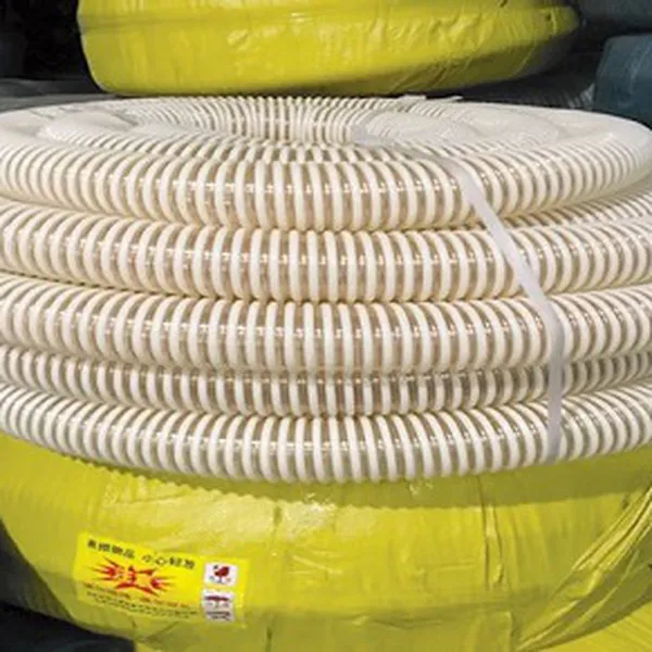 Ống nhựa PU gân nỗi lõi đồng hút hạt nhựa Phi 32