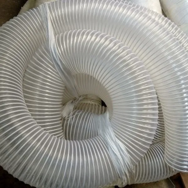  Ống nhựa gân nhựa màu trắng hút bụi