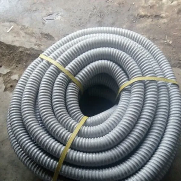 Ống nhựa PVC Gân nhựa Màu Xám