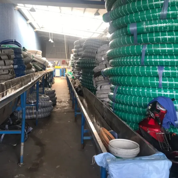 Ống nhựa lõi thép phi 75 màu xanh