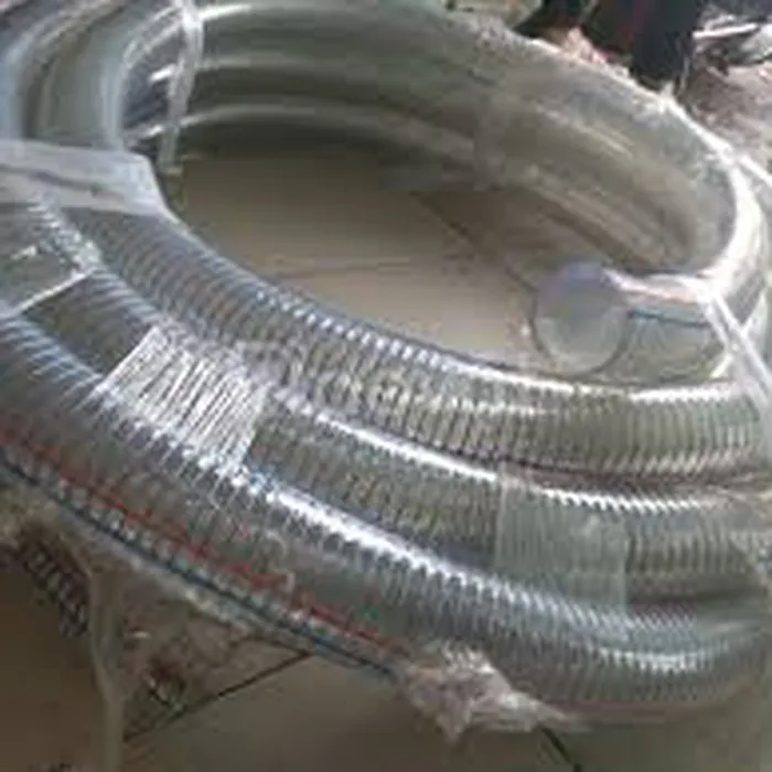Ống nhựa lõi thép màu trắng