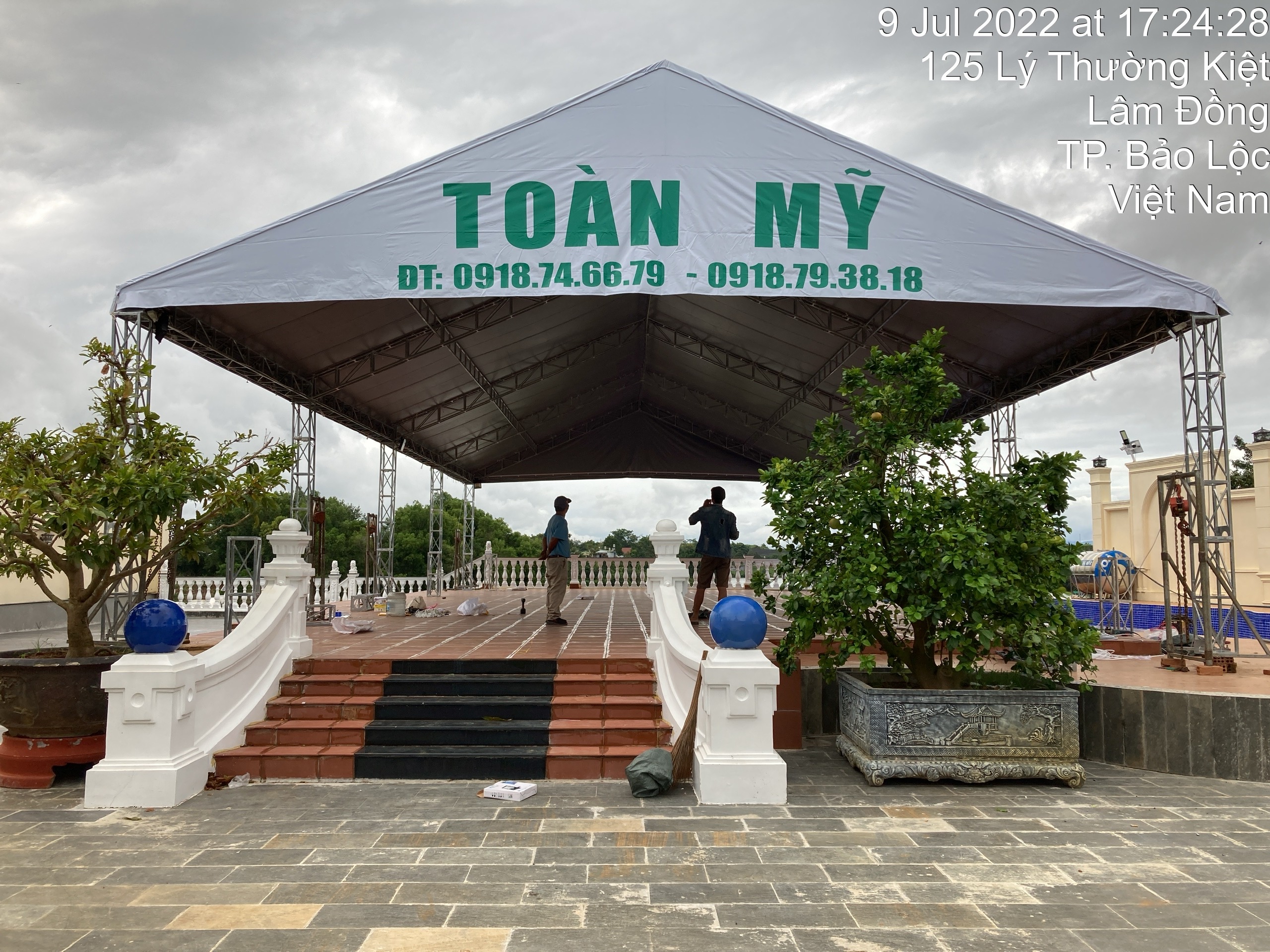 cho thuê nhà bạt không gian