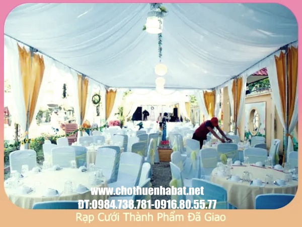 cho thuê nhà bạt đám cưới