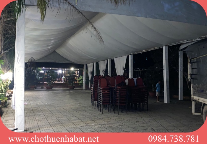 cho thuê nhà bạt đám cưới