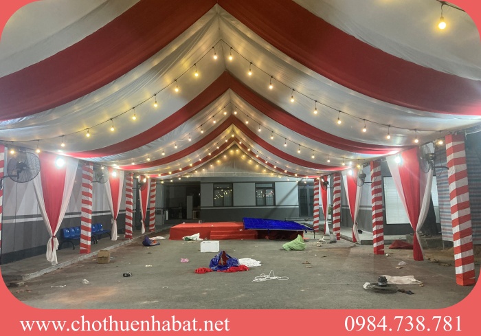 cho thuê nhà bạt không gian