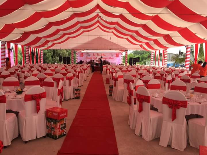 nhà bạt không gian đám cưới