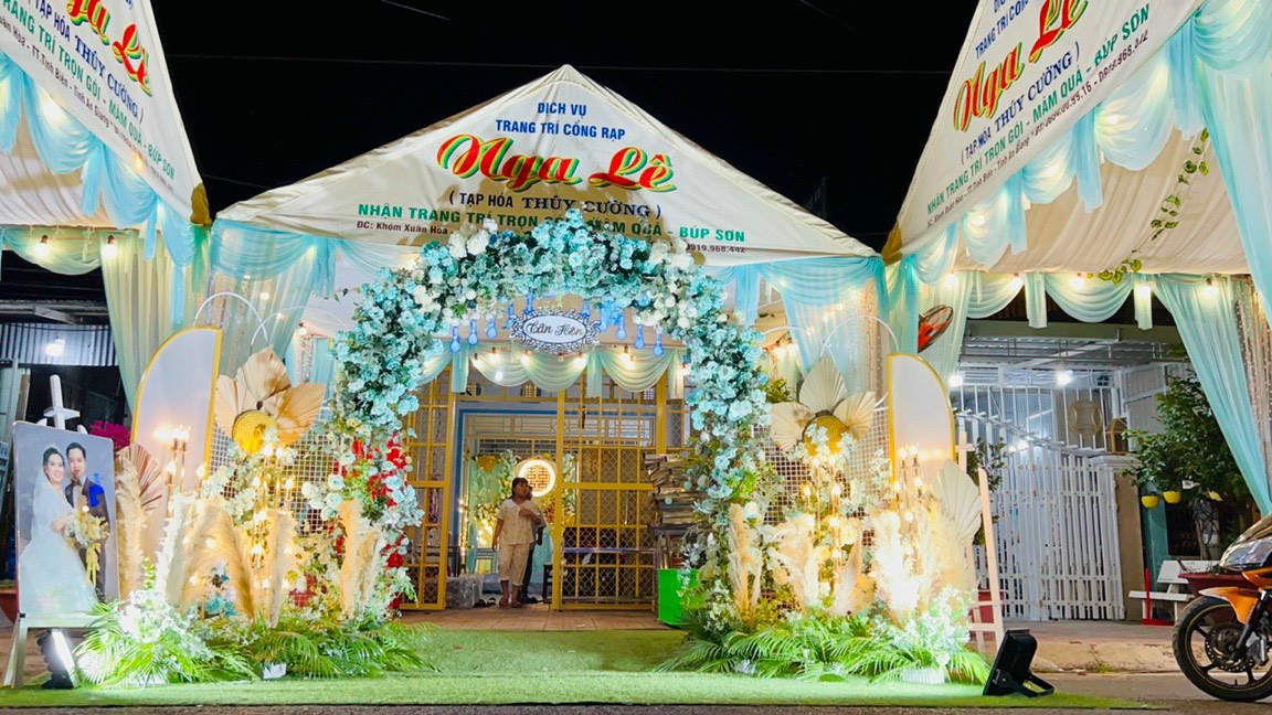 khung rạp đám cưới