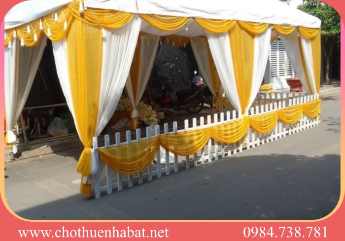 cho thuê nhà bạt đám cưới