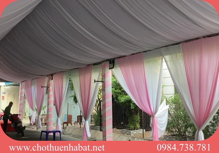 cho thuê nhà bạt đám cưới