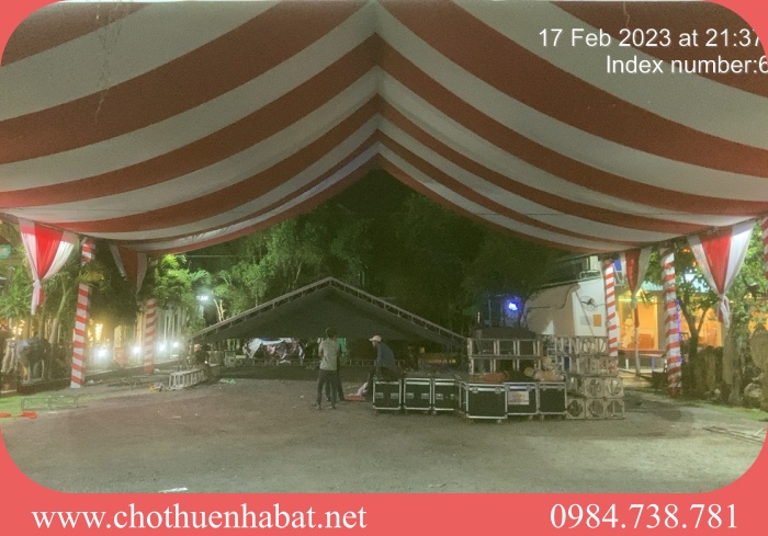 cho thuê nhà bạt đám cưới