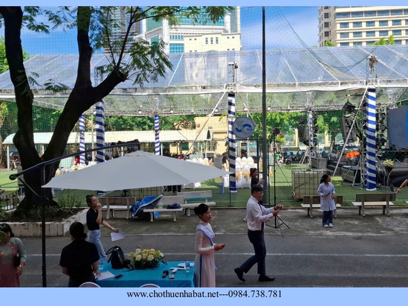 Cho thuê dù lệch tâm TPHCM