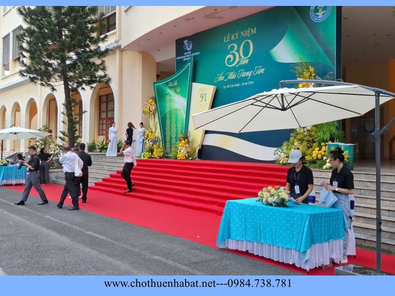 Cho thuê dù lệch tâm TPHCM