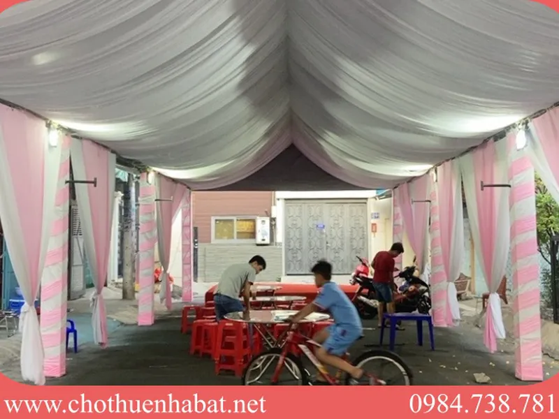 Sản xuất khung rạp đám cưới, bán khung rạp đám cưới