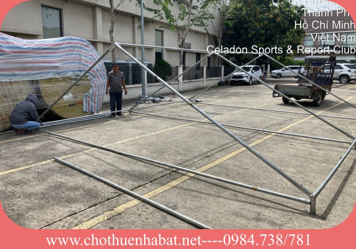 nhà bạt trụ tròn