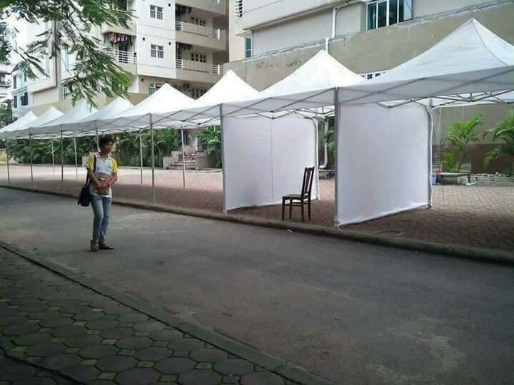 cho thuê nhà bạt hội chợ