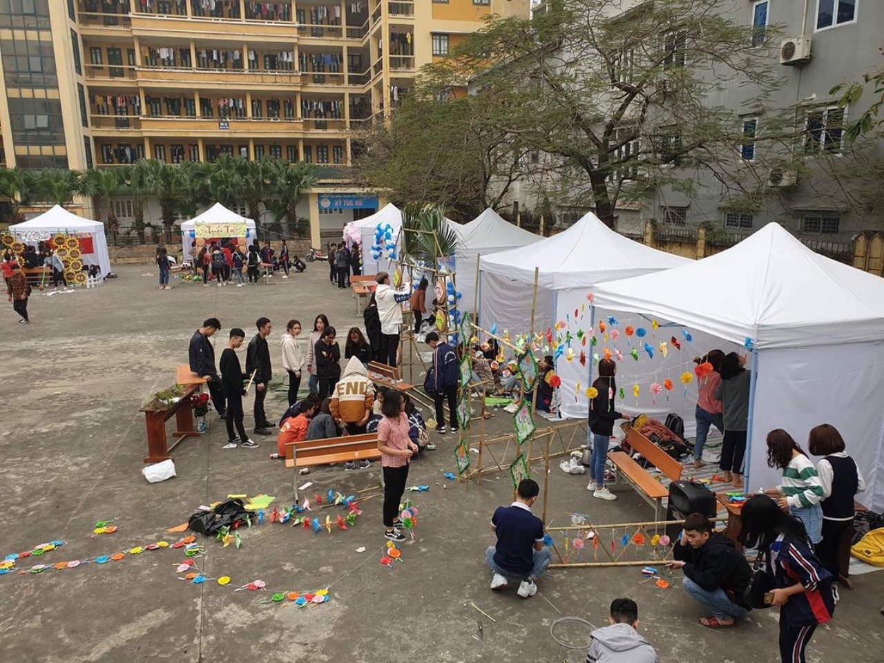 cho thuê nhà bạt hội chợ