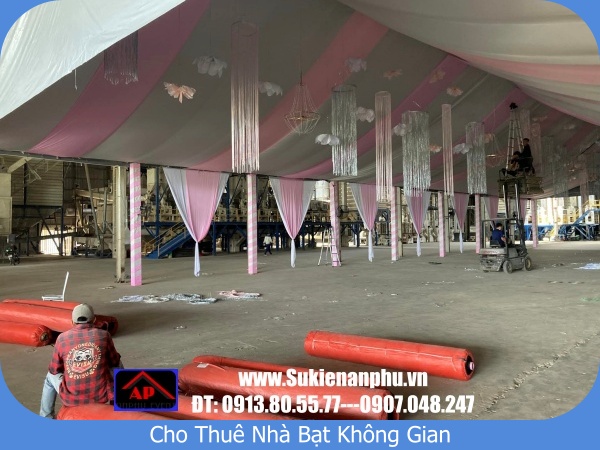 sản xuất nhà bạt không gian