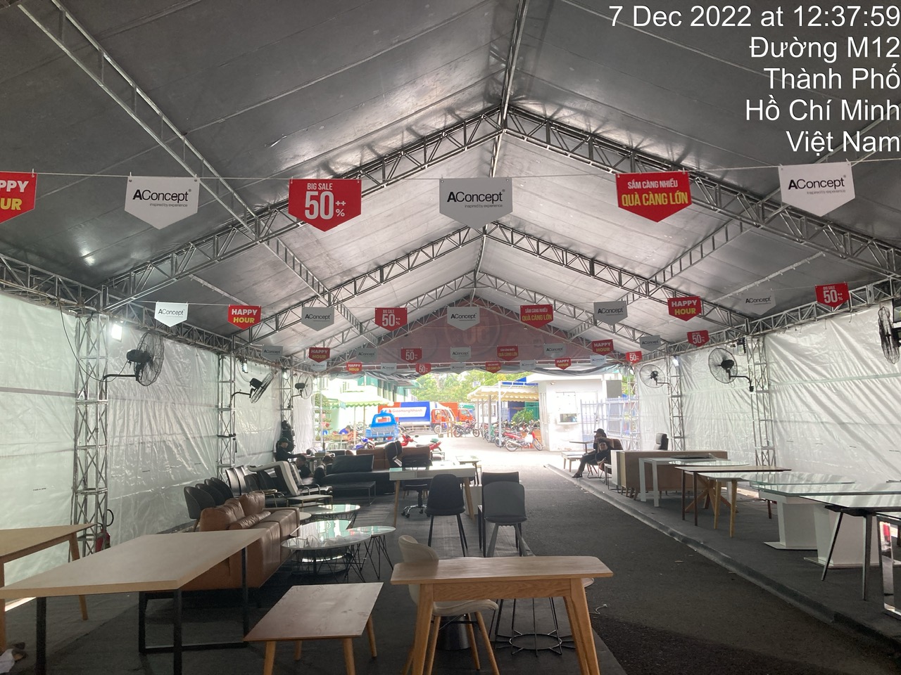 nhà bạt hội chợ