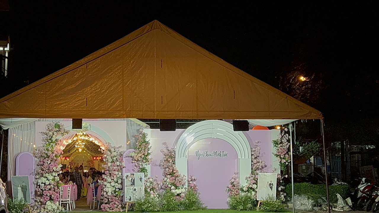 Khung Rạp đám cưới giá rẻ