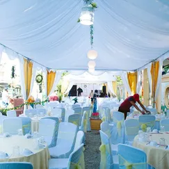 Sản xuất nhà bạt đám cưới
