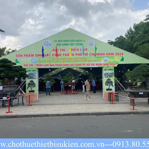 Cho thuê nhà bạt không gian tại Bình Dương