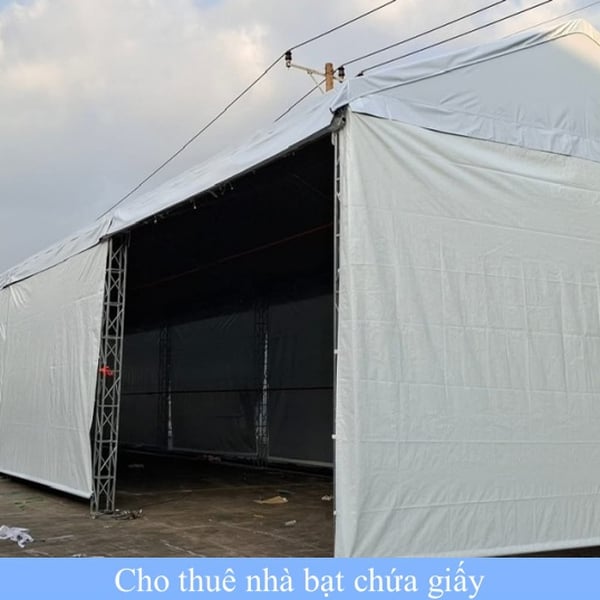 Thuê nhà bạt làm kho tạm, nhà bạt không gian làm kho, nhà bạt làm kho hàng tạm,  cho thuê kho bạt tạm, nhà kho di động bằng bạt.