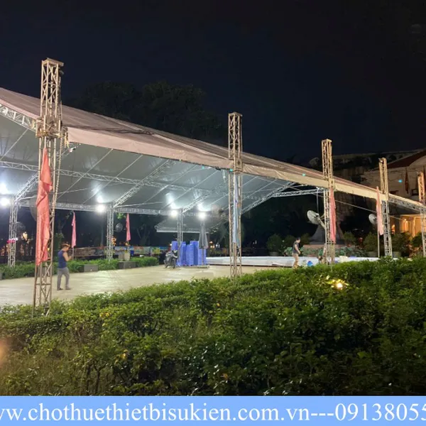 Cho thuê nhà bạt không gian khẩu độ lớn, báo giá nhà bạt không gian của An Phú