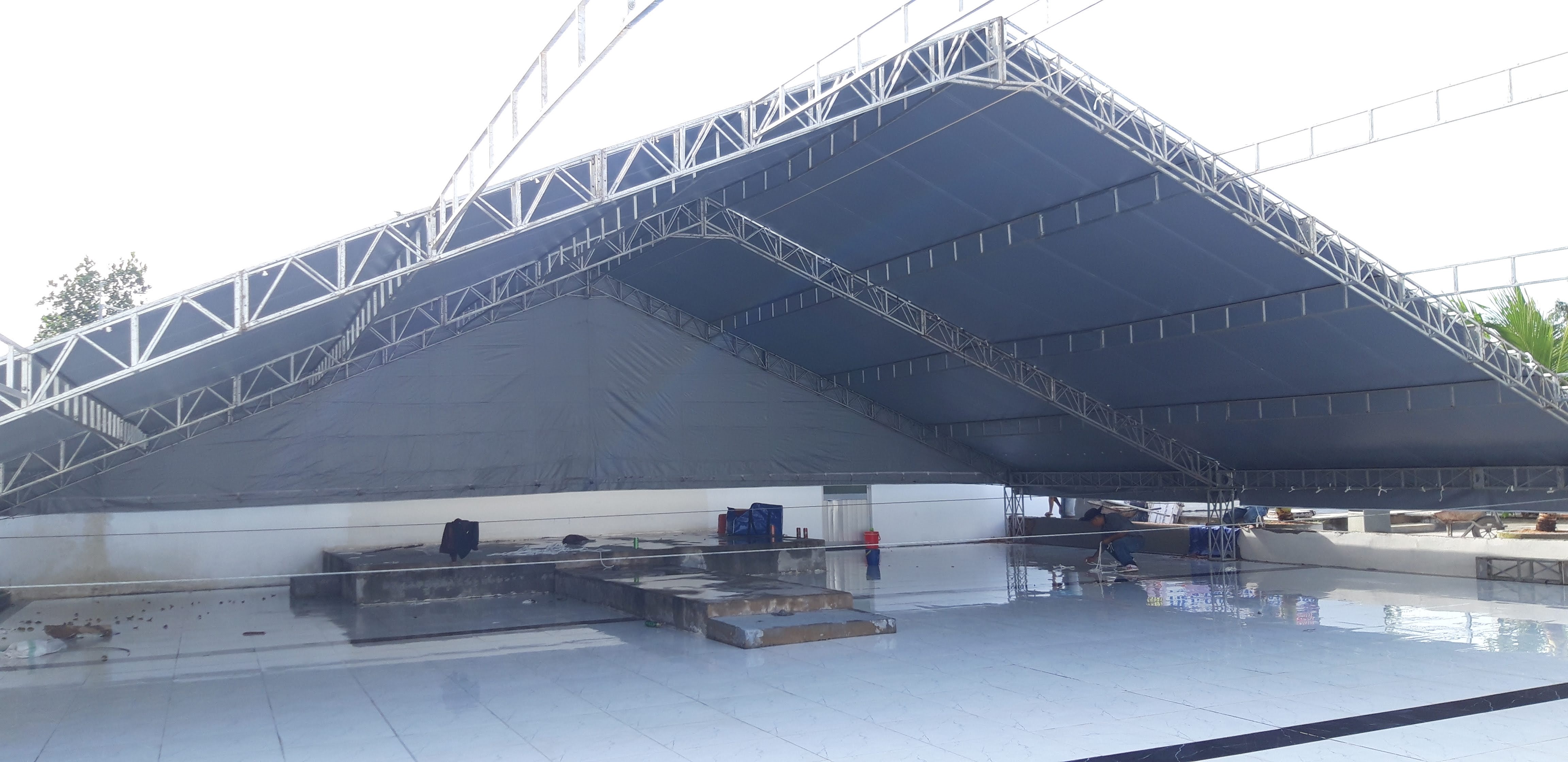 nhà bạt lắp ghép