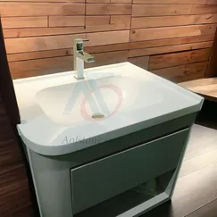 LAVABO ÂM BÀN ĐÁ SOLID SURFACE HR010