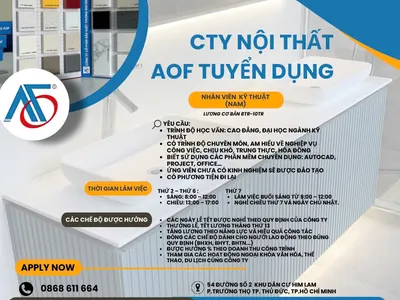 TUYỂN DỤNG NHÂN VIÊN KINH DOANH/KỸ THUẬT
