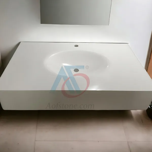 LAVABO LIỀN KHỐI ÂM BÀN 1 LÒNG VE010