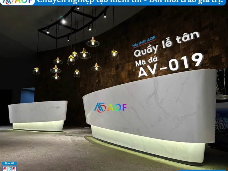 Tiêu Chuẩn Thi Công Đá nhân tạo Solid Surface Chống Thấm, Kháng Khuẩn Cho Toàn Bộ Nội Thất Văn Phòng, Khách Sạn Đã Áp Dụng Tại Hà Nội