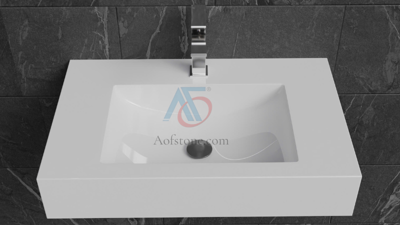 LAVABO LIỀN KHỐI ÂM BÀN MC-010