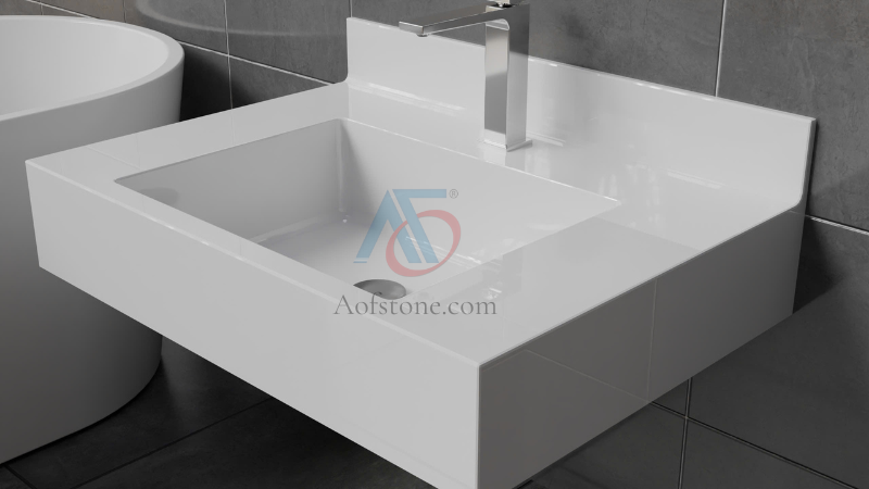 LAVABO LIỀN KHỐI ÂM BÀN MR-010