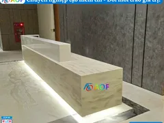 Thi Công Đá Solid Surface Liền Khối cho HỆ THỐNG RESORT LỚN tại NHA TRANG, PHÚ QUỐC