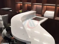 HÌNH ẢNH THỰC TẾ CÔNG TRÌNH - QUẦY LỄ TÂN ĐƯỢC CTY NỘI THẤT AOF THI CÔNG