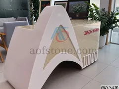 Quầy Lễ Tân Solid Surface Độc Đáo, Tạo Dấu Ấn Mới Từ Những Tâm Huyết Của Cựu Sinh Viên Bách Khoa