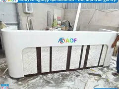 Thi Công Đá Solid Surface Ghép Nối Vô Hình Cho Dự Án Lớn Tại Đà Nẵng – Huế – Khánh Hòa