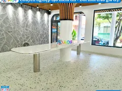 Lắp đặt đá Solid Surafce bo tròn – An Toàn Tuyệt Đối Cho Nhà Hàng & Quán Cafe Tại Trà Vinh – Sóc Trăng – Bạc Liêu